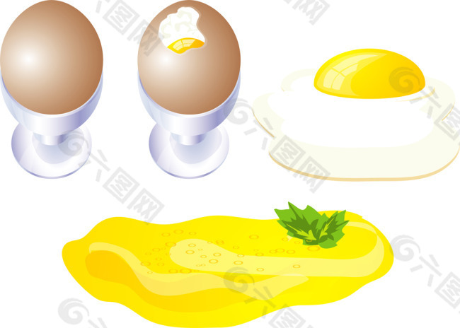 矢量素材鸡蛋
