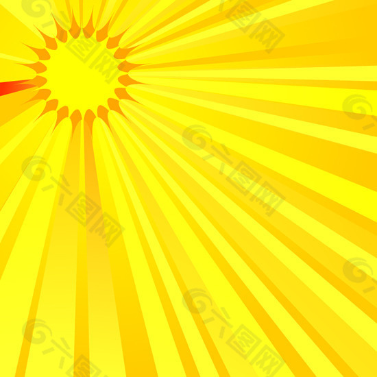 太阳星芒素材图片