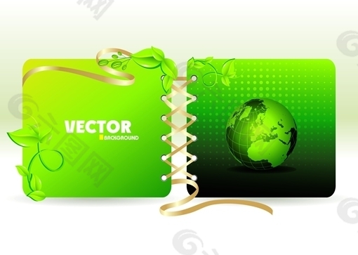 矢量绿色装饰环保图片设计素材
