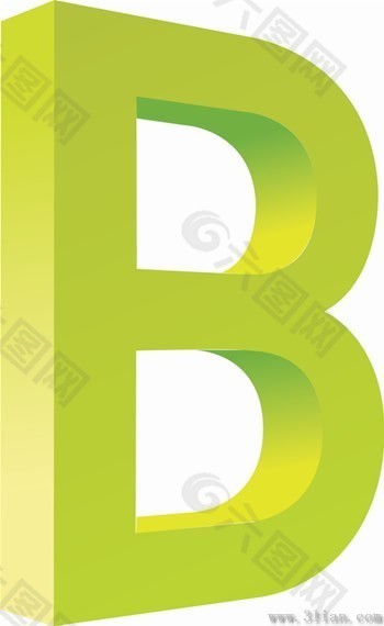 字母B图标