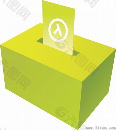 投票箱图标素材