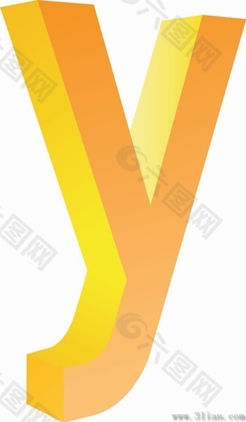字母Y图标素材
