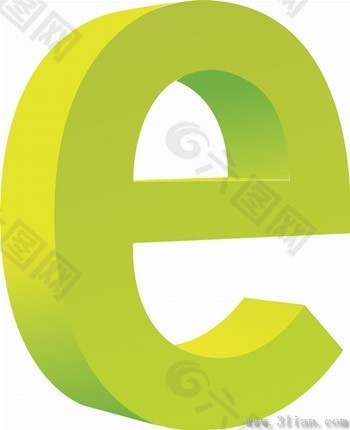 字母e图标