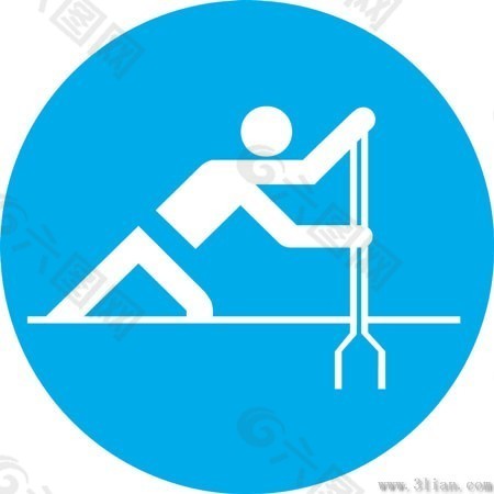划船运动图标