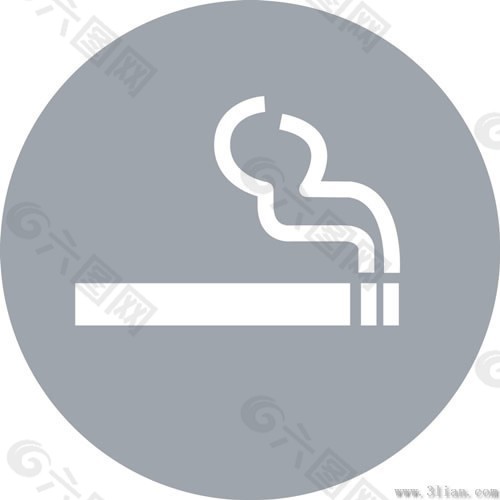 灰色香烟图标
