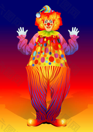 小丑表演海报