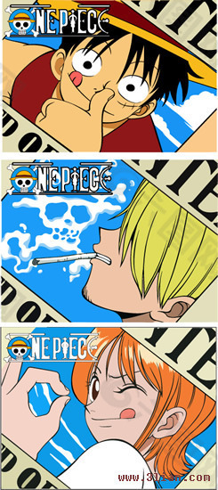 海贼王 one piece 路飞 娜美 香吉士