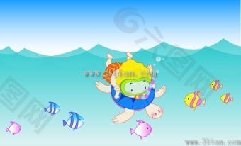 卡通海底