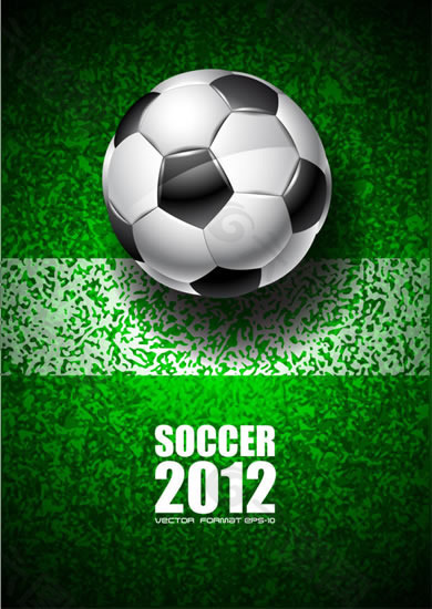 2012世界杯海报足球璀璨