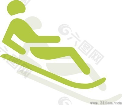 滑雪运动图标