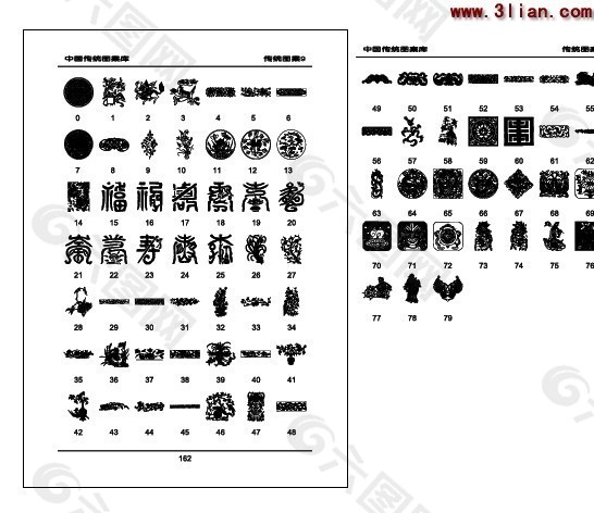 各种传统图形素材