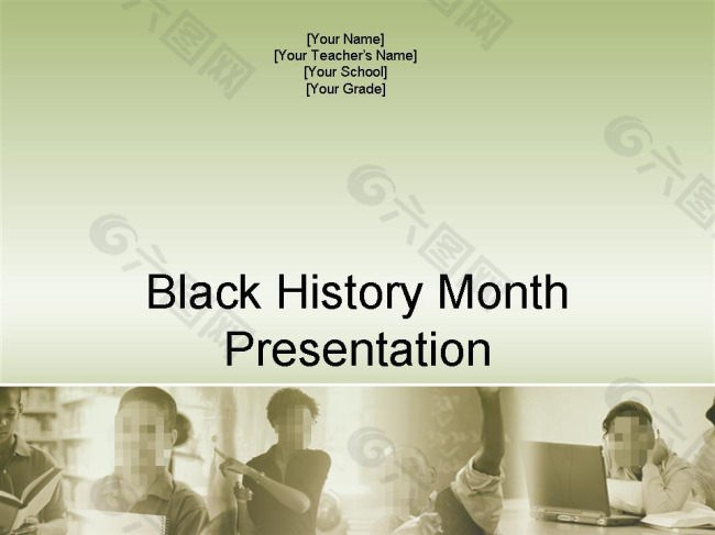 黑人历史月报告