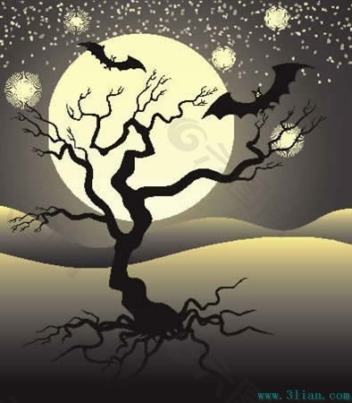 月夜背景图片 月夜背景素材 月夜背景模板免费下载 六图网