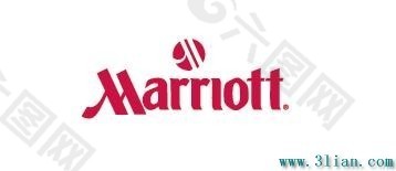 Marriott万豪酒店标志