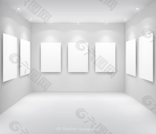 画廊展示墙面