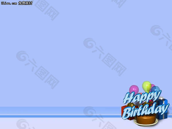 Happy Birthday-2卡通PPT模板