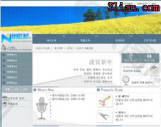 韩国网站模版