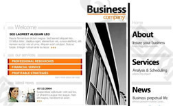 大型企业公司商务网站－欧美全flash网页模板
