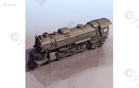 火车头3d模型