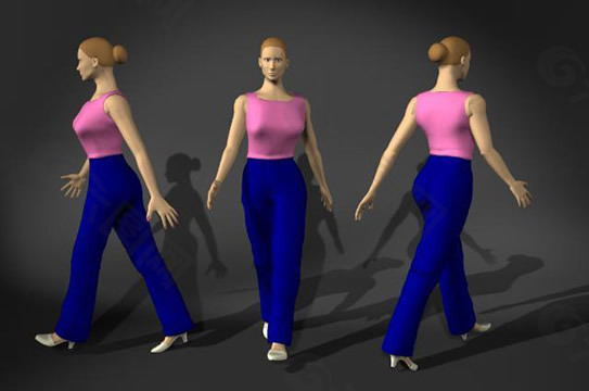 3D女性模型