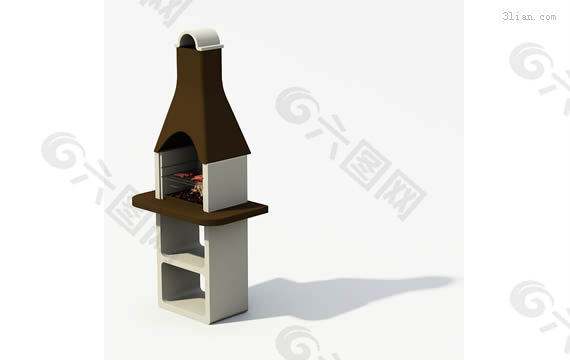 3d烤炉模型