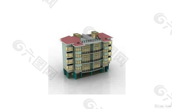 3D楼房建筑模型