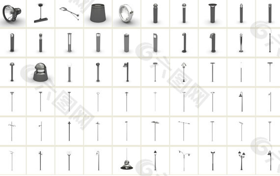 60款路灯3D模型