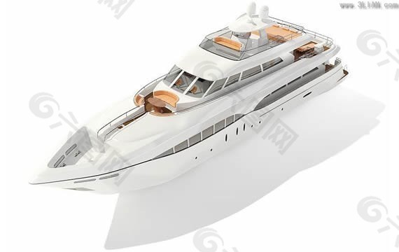 豪华游艇3D模型