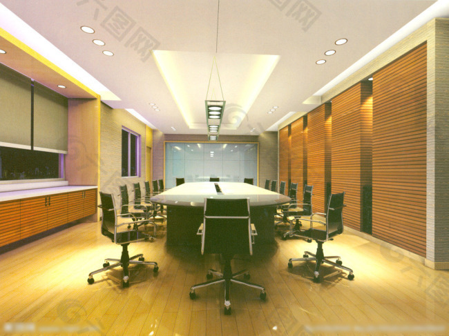 中型会议室装修设计方案