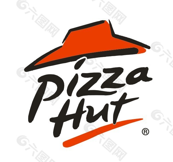 矢量Pizza Hut标志  餐饮业