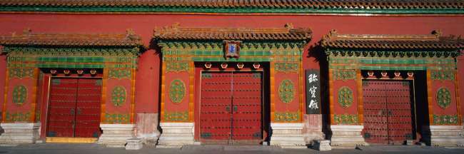 中国特色风情古建筑大门
