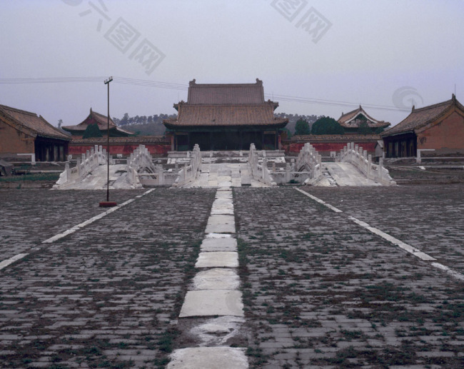 皇城风景图片北京古建筑对称设计风格广场