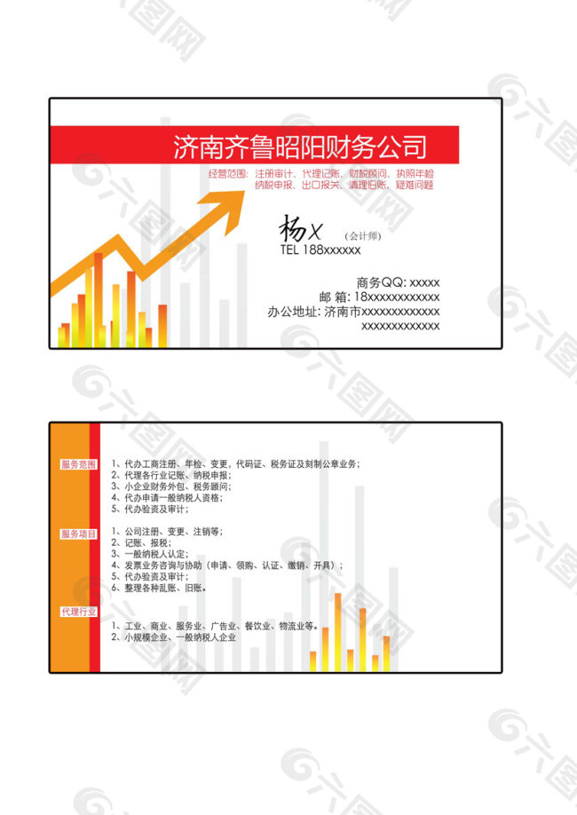 财务名片