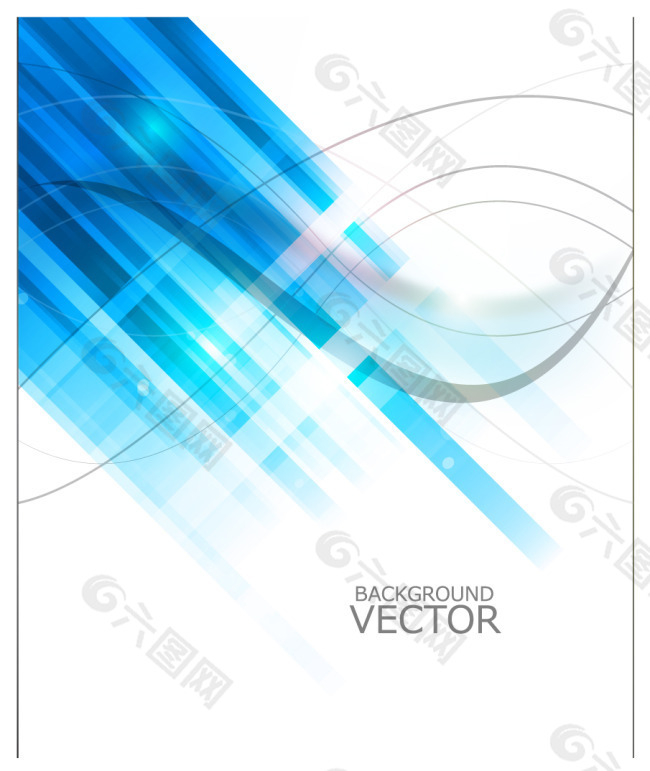 蓝色科技画册封面