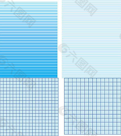 蓝色直线网格设计矢量素材