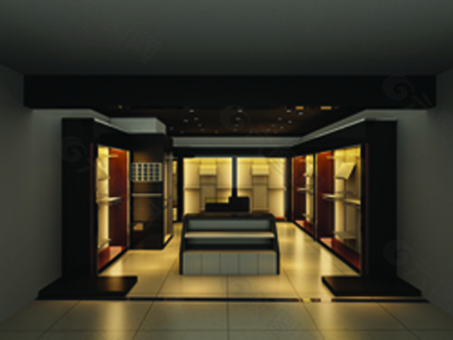 宁波分店展览展示设计3D设计空间设计