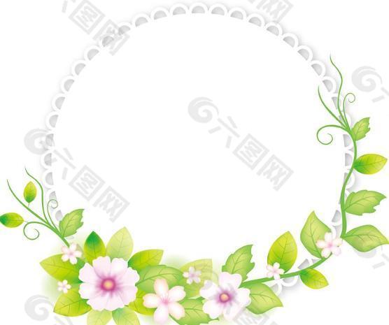 唯美蕾丝花卡