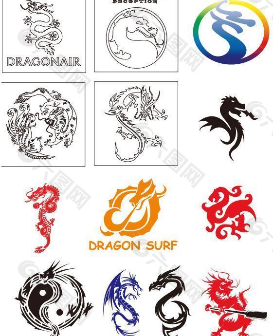 矢量龙dragon图片