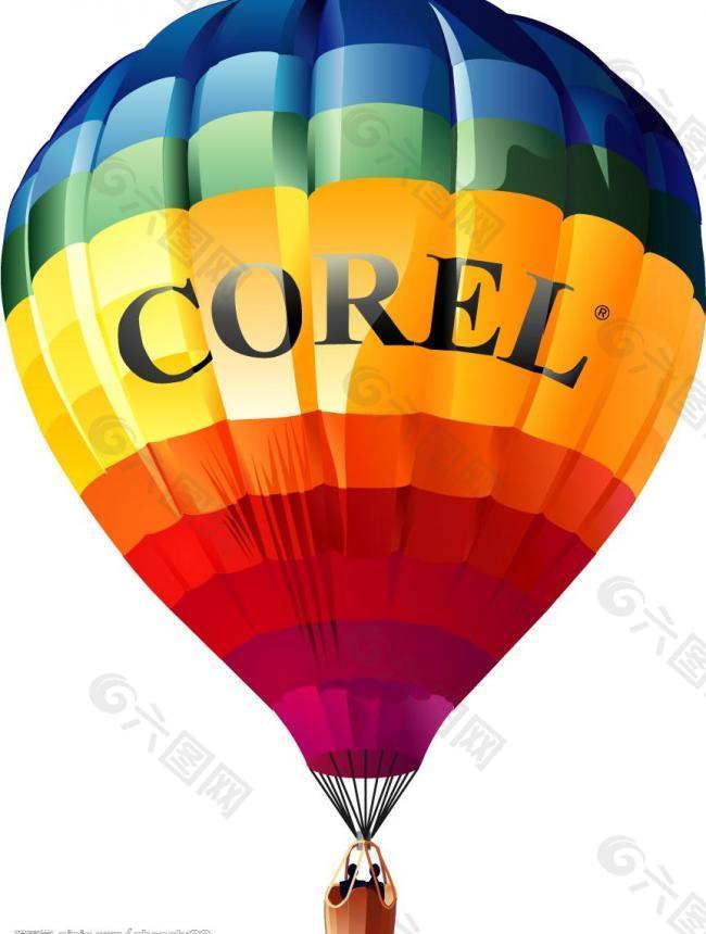 cdr热气球图片