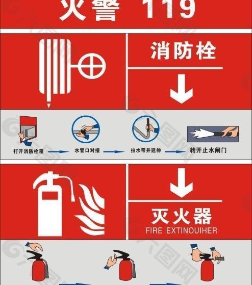 灭火器消防栓图片