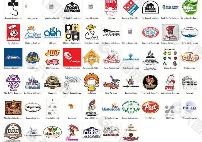 国外餐饮食品行业logo图片