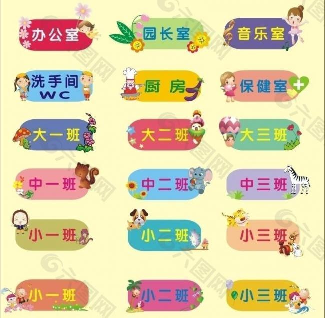 幼儿园门牌图片