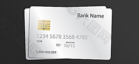 信用卡模板psd素材