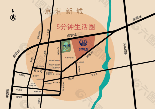 房地产区位图