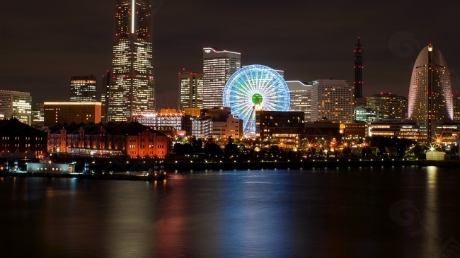 都市的夜景壁纸