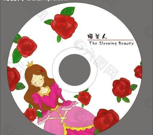 睡美人 童话cd盘面图片