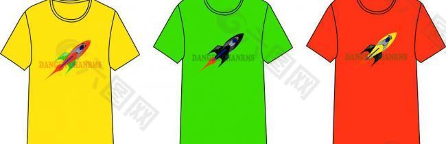 火箭t恤图片