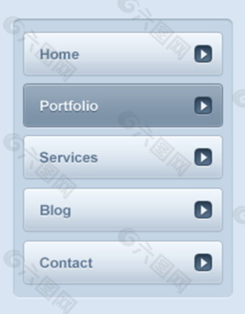选择框网页按钮UI界面平面平板扁平化风格