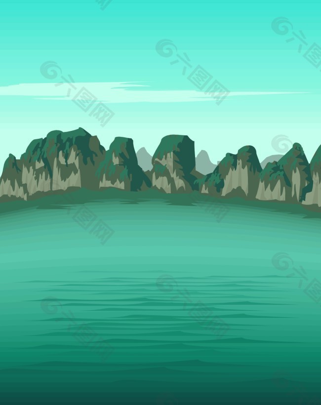 海边油画