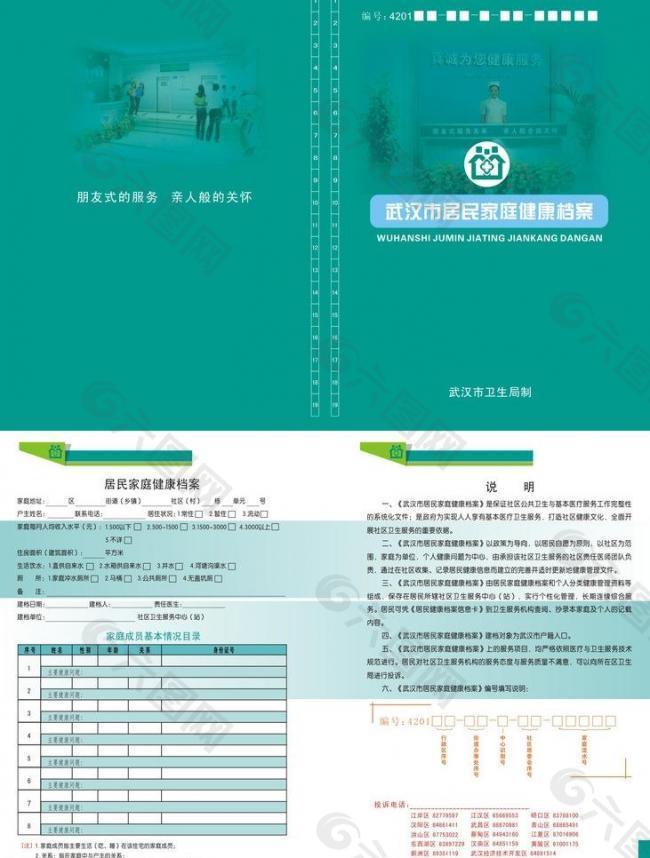 武汉市居民健康档案图片